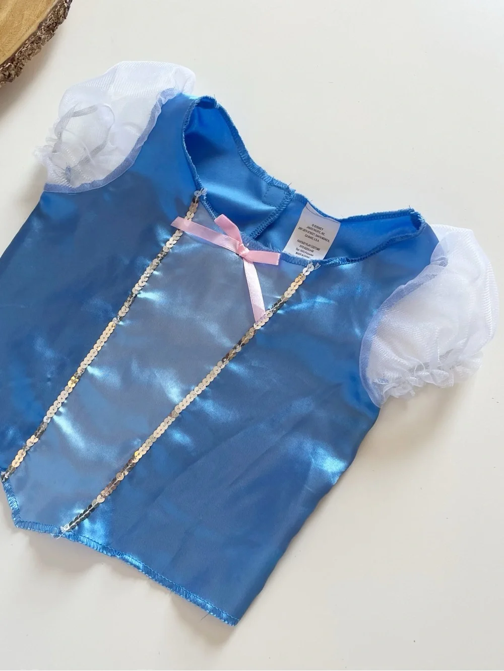 Disney Cinderella Princess Dress Up Costume Top | 4-6y